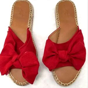 Red Women's Espadrille Sandals - Universal Thread Size 10